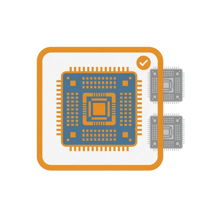 Processor cores reserved to one tenant rather than shared